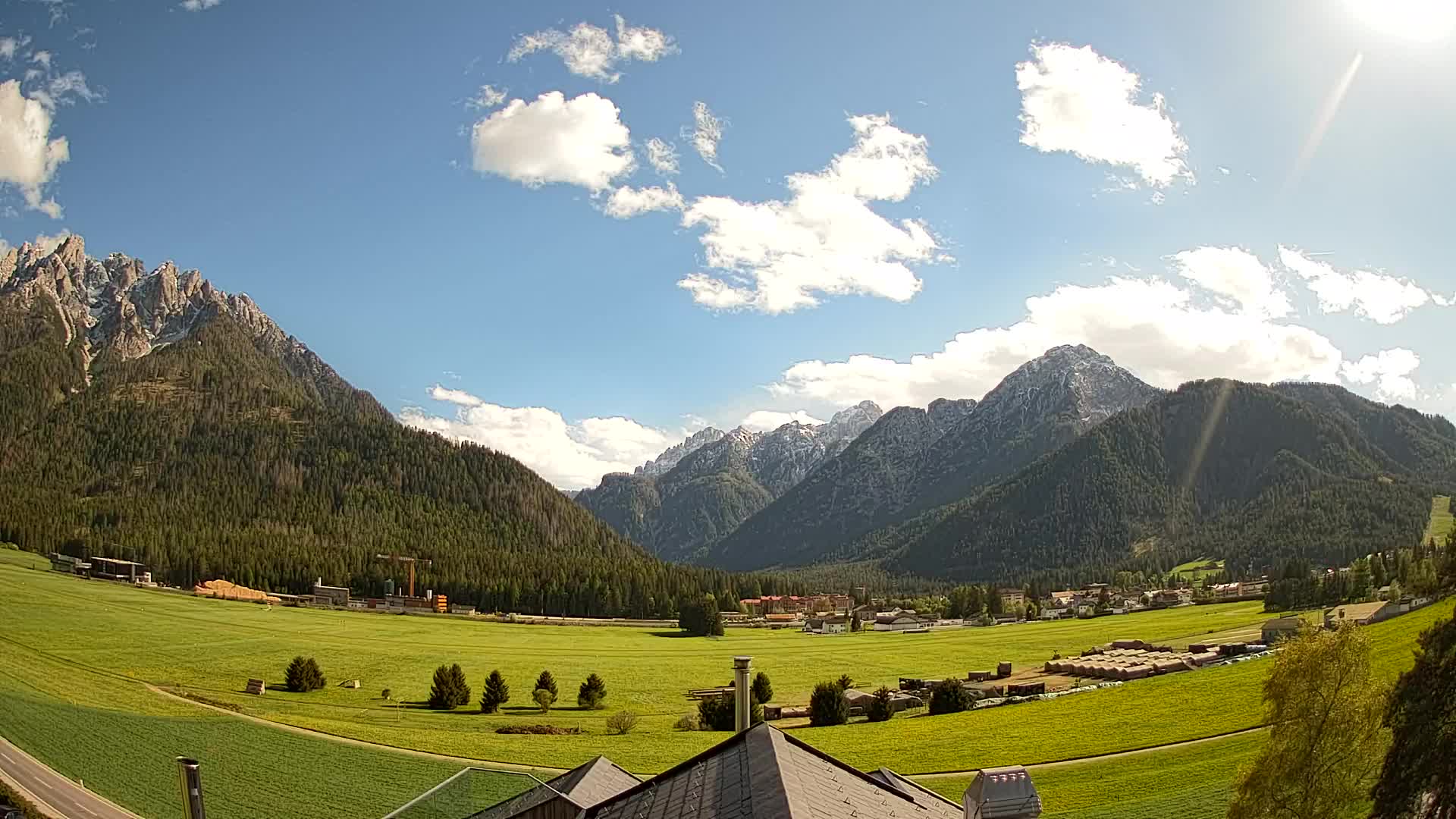 Webcam Toblach Dolomites – Vue depuis l’Hôtel Rosengarten