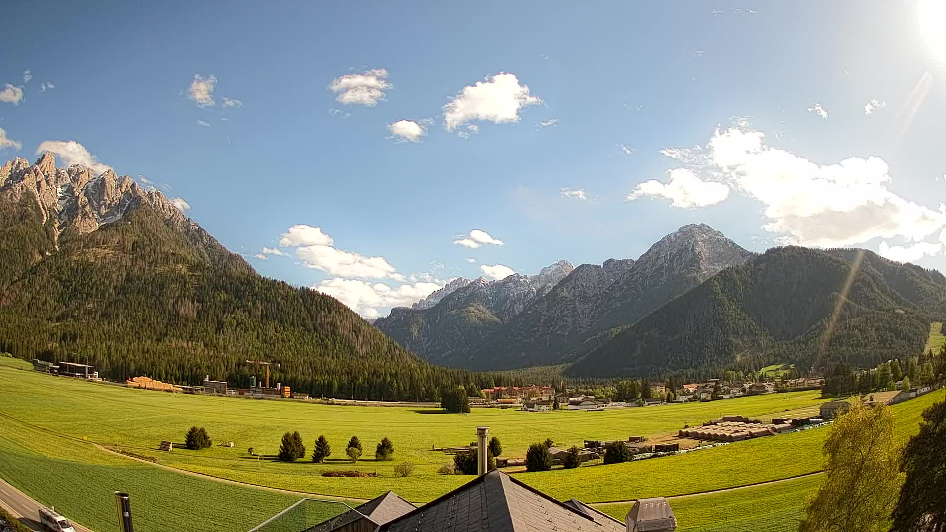 Webcam Toblach Dolomitas – Vista desde el Hotel Rosengarten