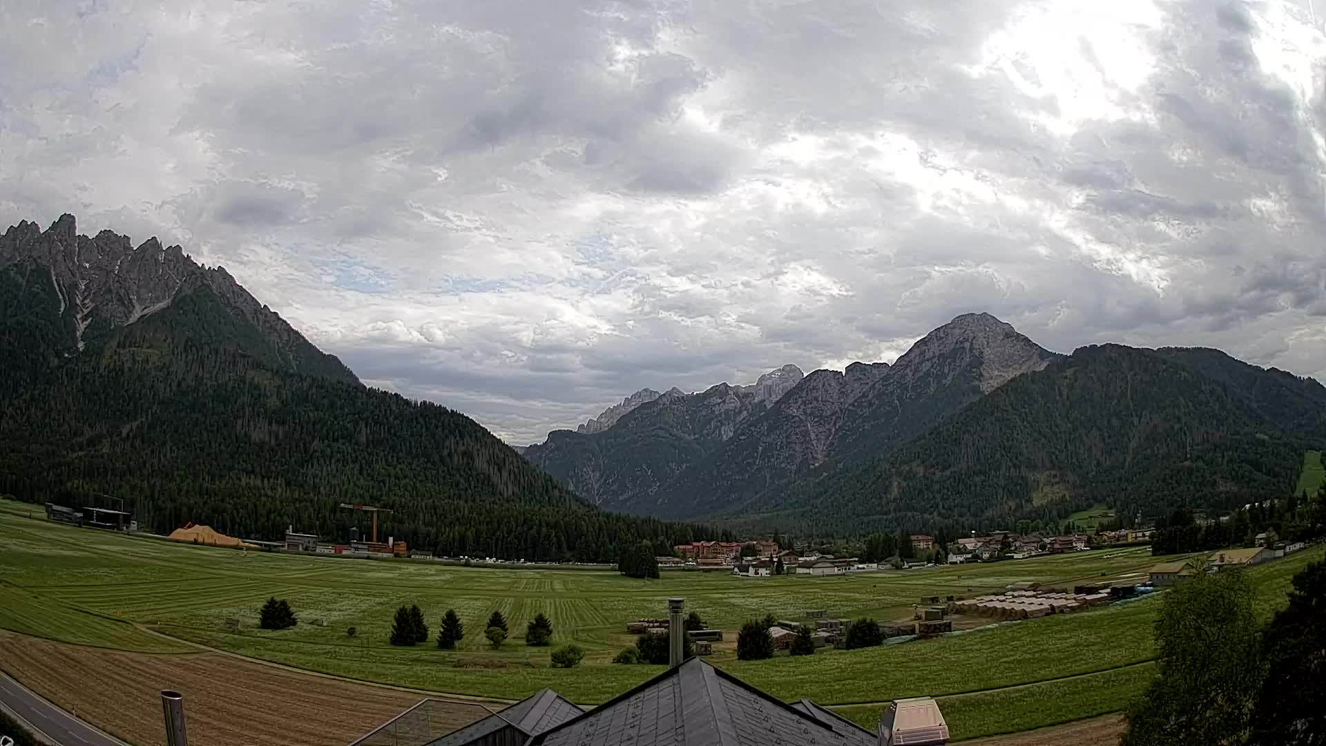 Webcam Toblach Dolomites – Vue depuis l’Hôtel Rosengarten