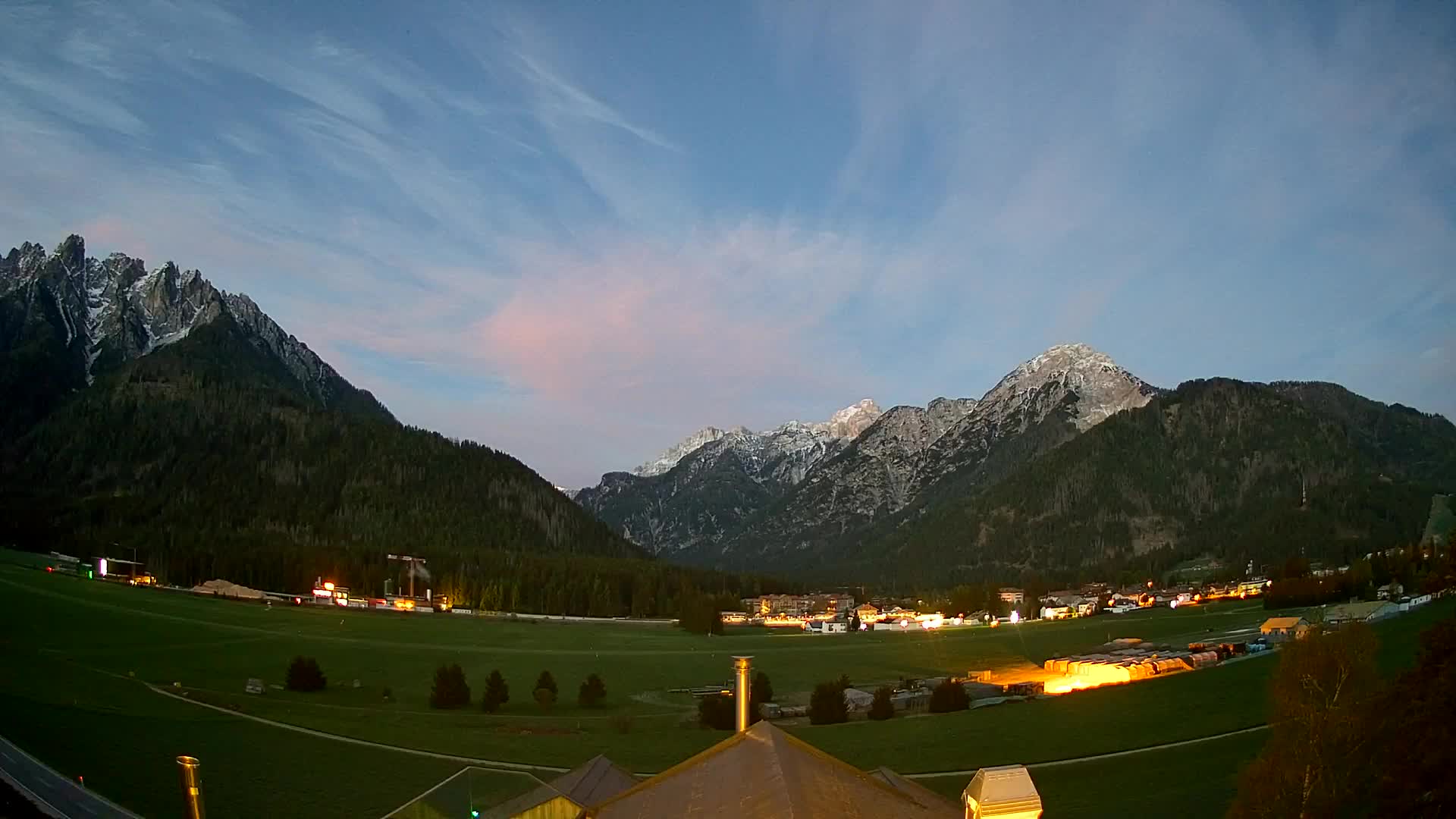 Webcam Toblach Dolomiten – Blick vom Hotel Rosengarten