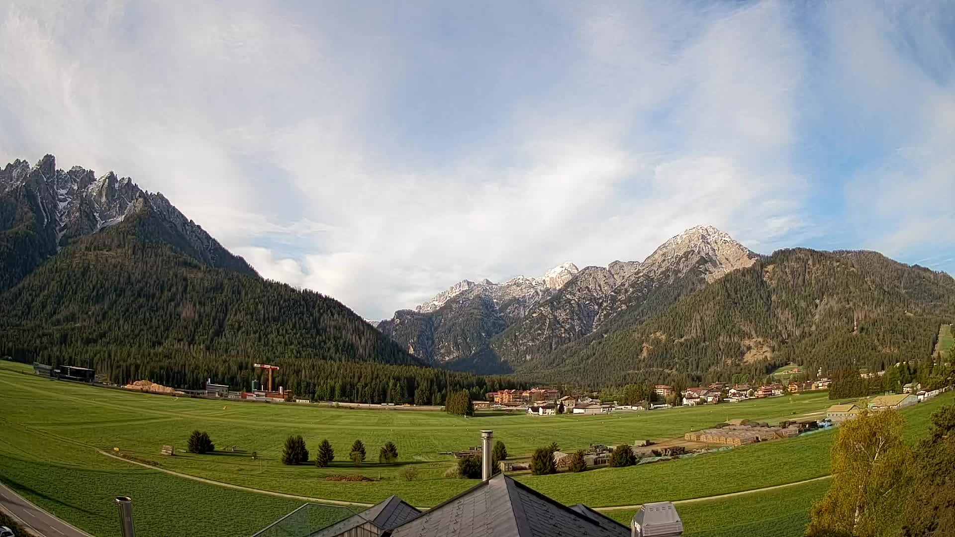 Webcam Toblach Dolomites – View from Hotel Rosengarten
