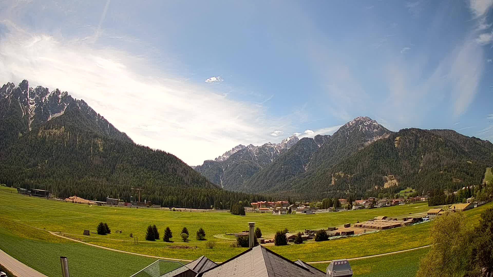 Webcam Toblach Dolomites – Vue depuis l’Hôtel Rosengarten