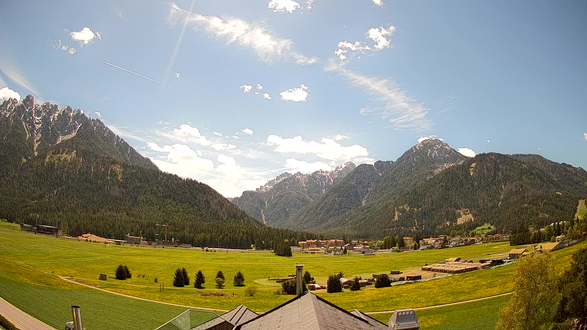 Webcam Toblach Dolomites – Vue depuis l’Hôtel Rosengarten