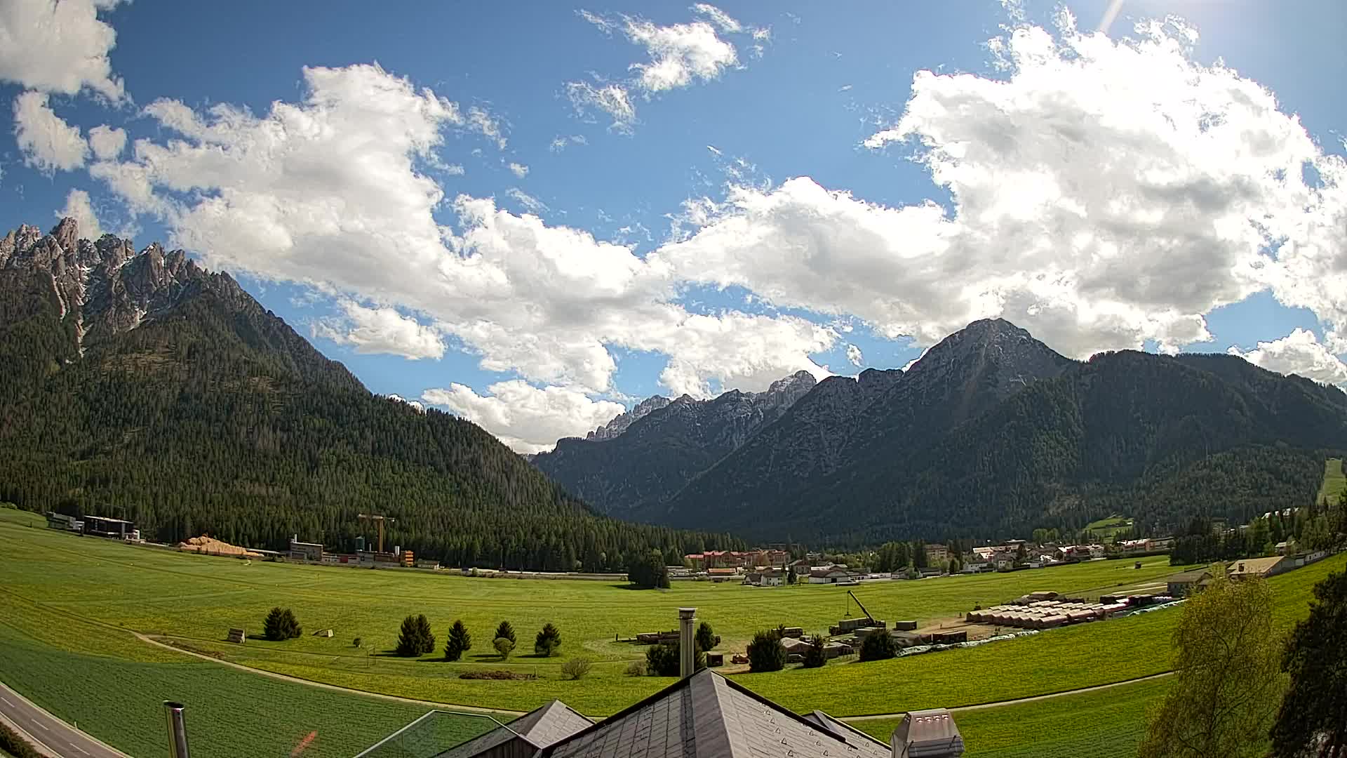 Webcam Toblach Dolomites – Vue depuis l’Hôtel Rosengarten