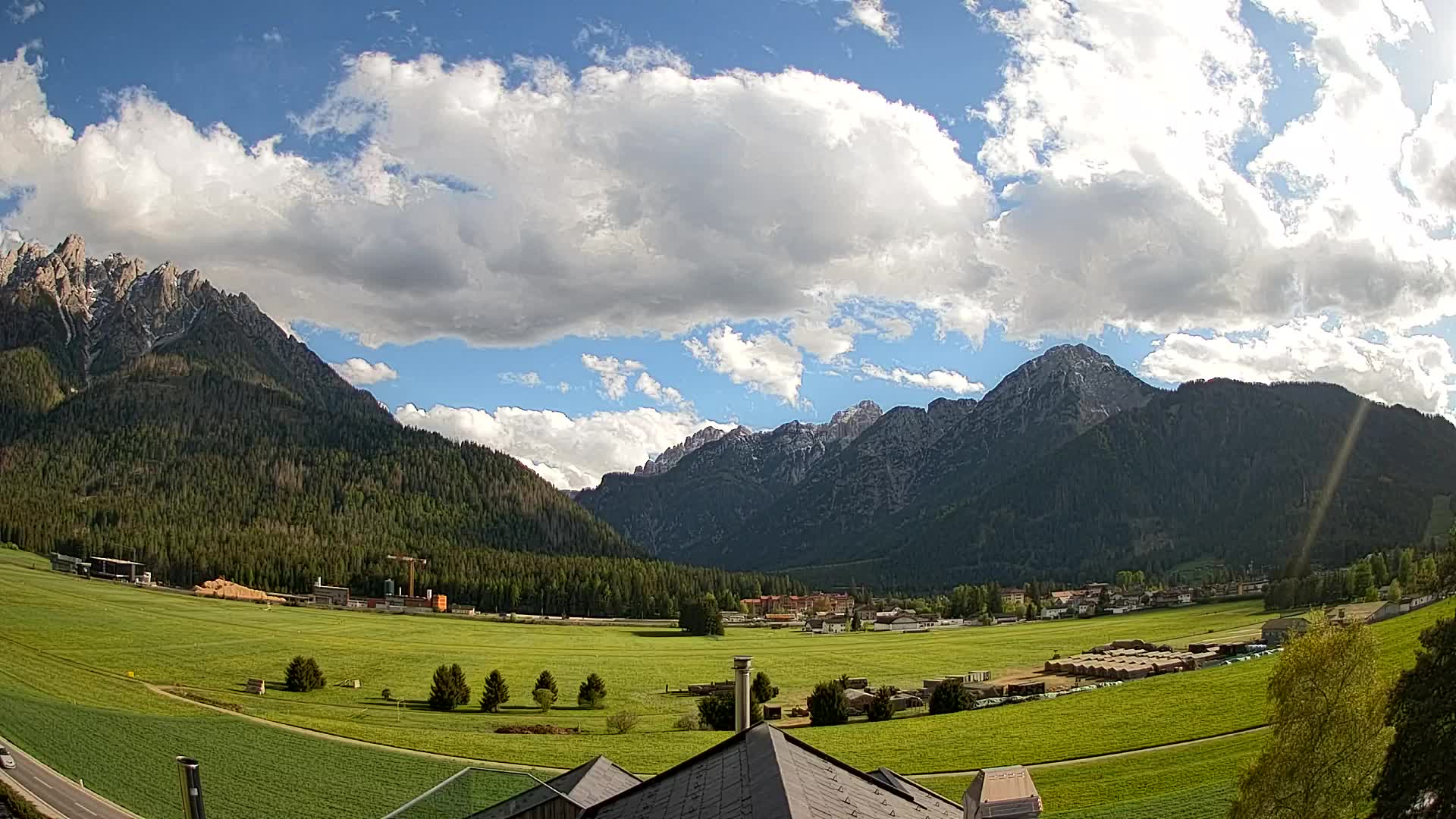 Webcam Toblach Dolomites – Vue depuis l’Hôtel Rosengarten
