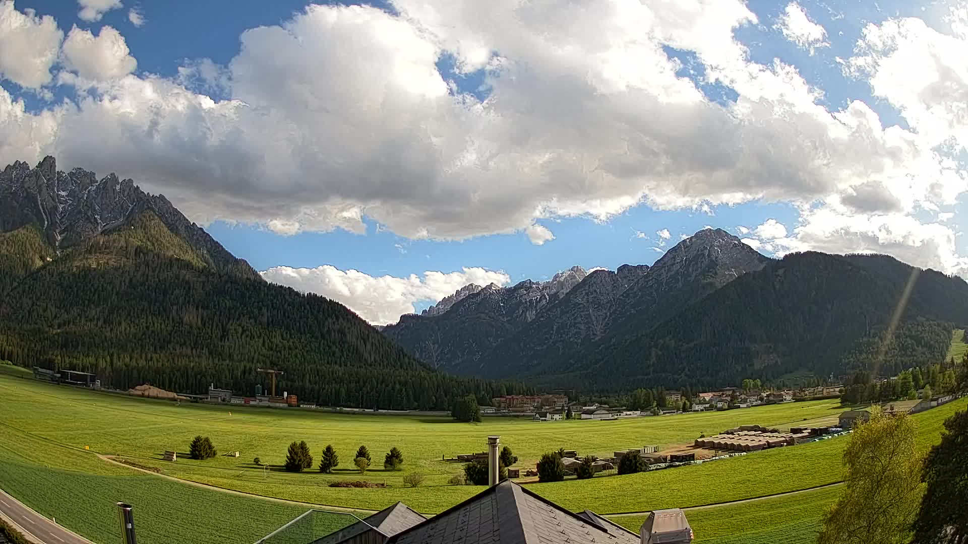 Webcam Toblach Dolomites – Vue depuis l’Hôtel Rosengarten