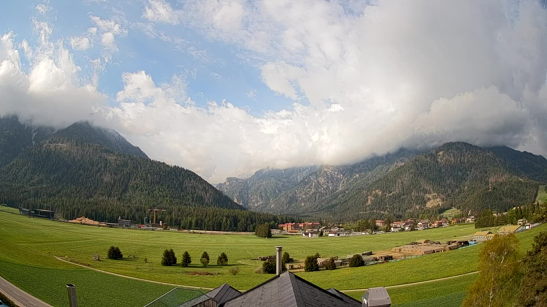 Webcam Toblach Dolomites – Vue depuis l’Hôtel Rosengarten