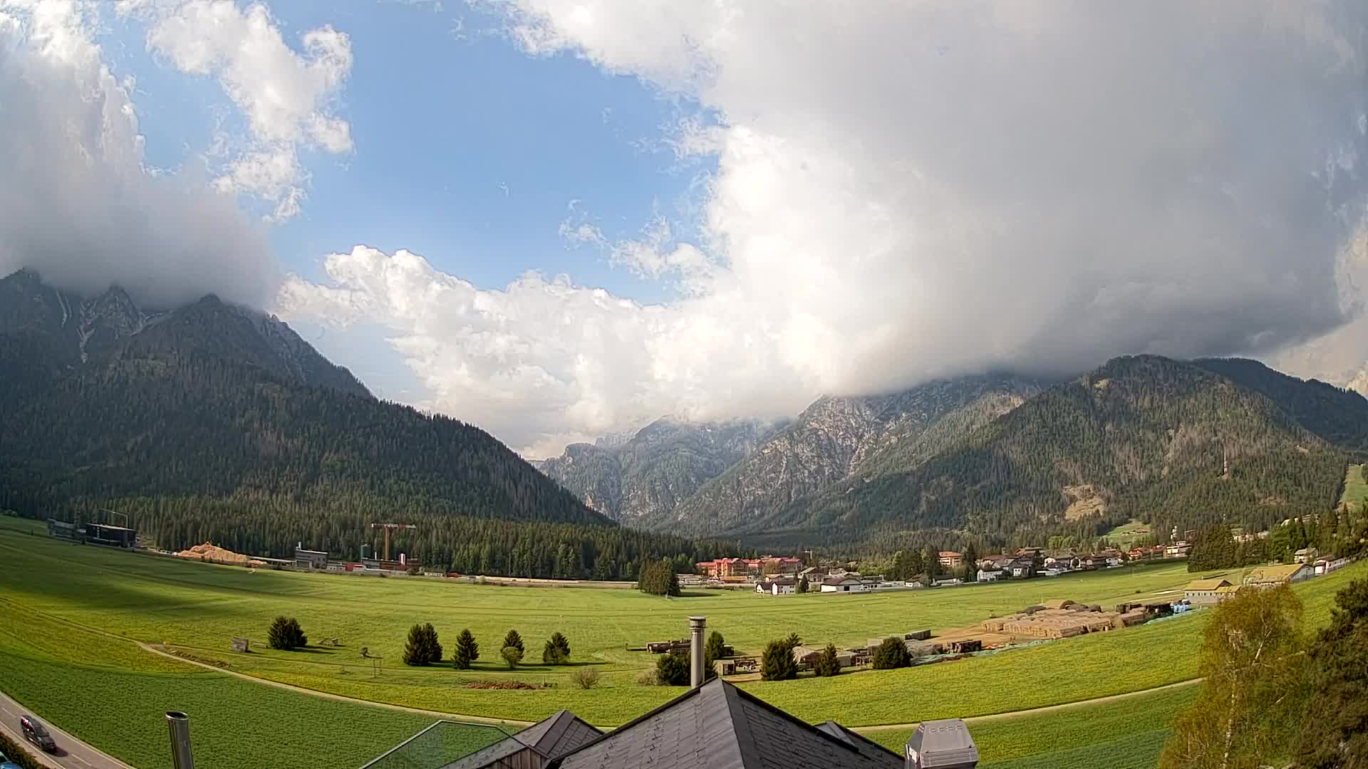 Webcam Toblach Dolomitas – Vista desde el Hotel Rosengarten