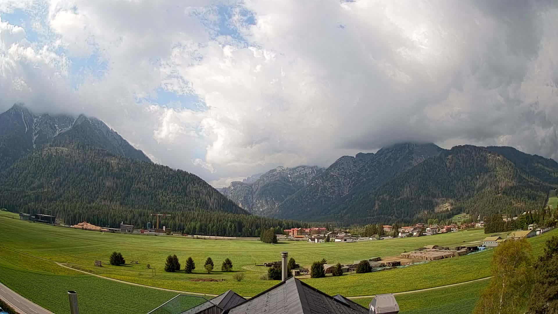 Webcam Toblach Dolomiten – Blick vom Hotel Rosengarten