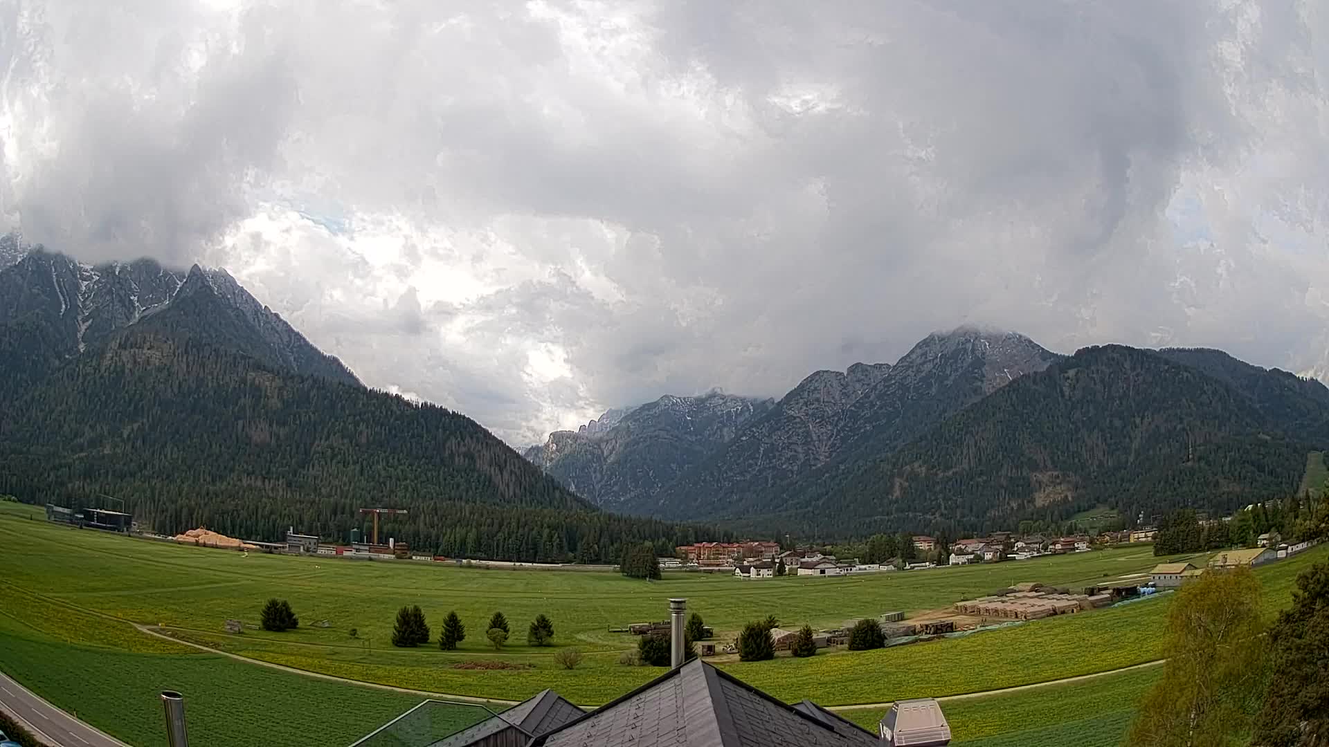 Webcam Toblach Dolomitas – Vista desde el Hotel Rosengarten