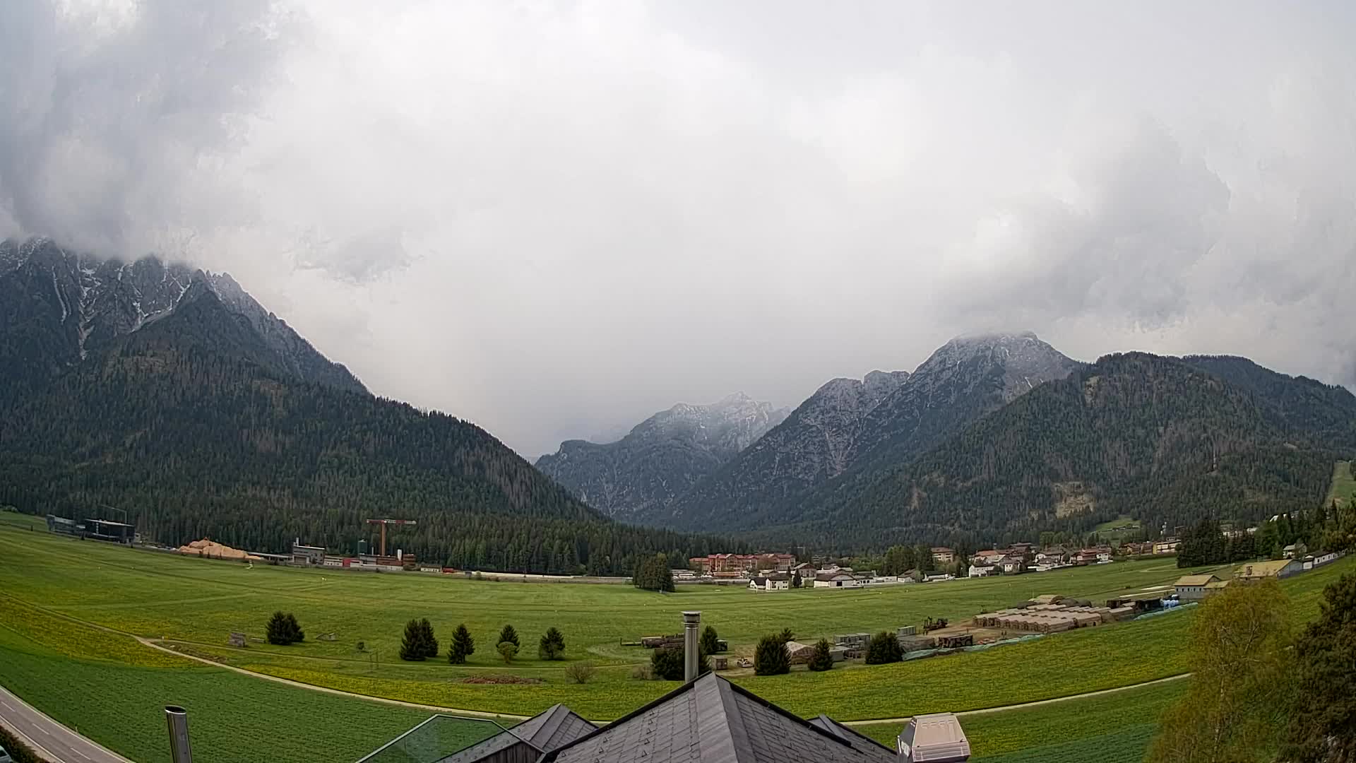 Webcam Toblach Dolomiten – Blick vom Hotel Rosengarten