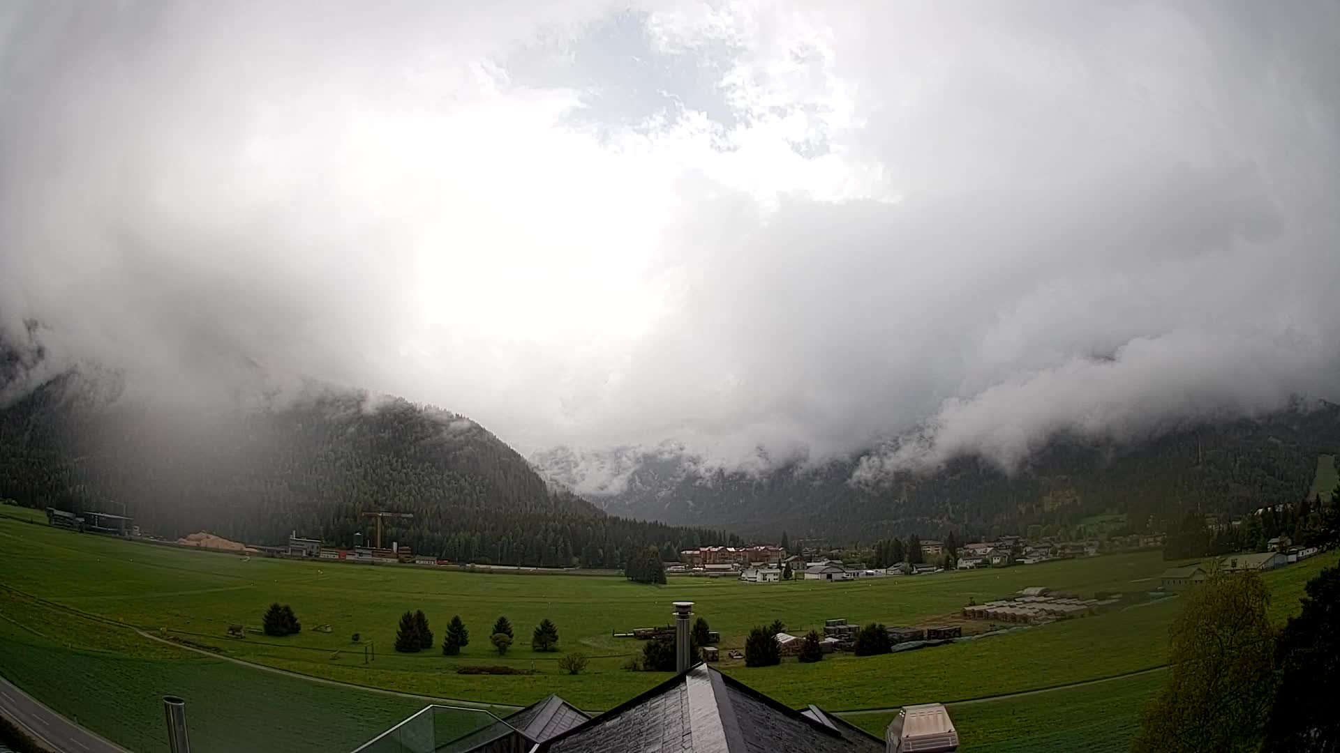 Webcam Toblach Dolomites – Vue depuis l’Hôtel Rosengarten
