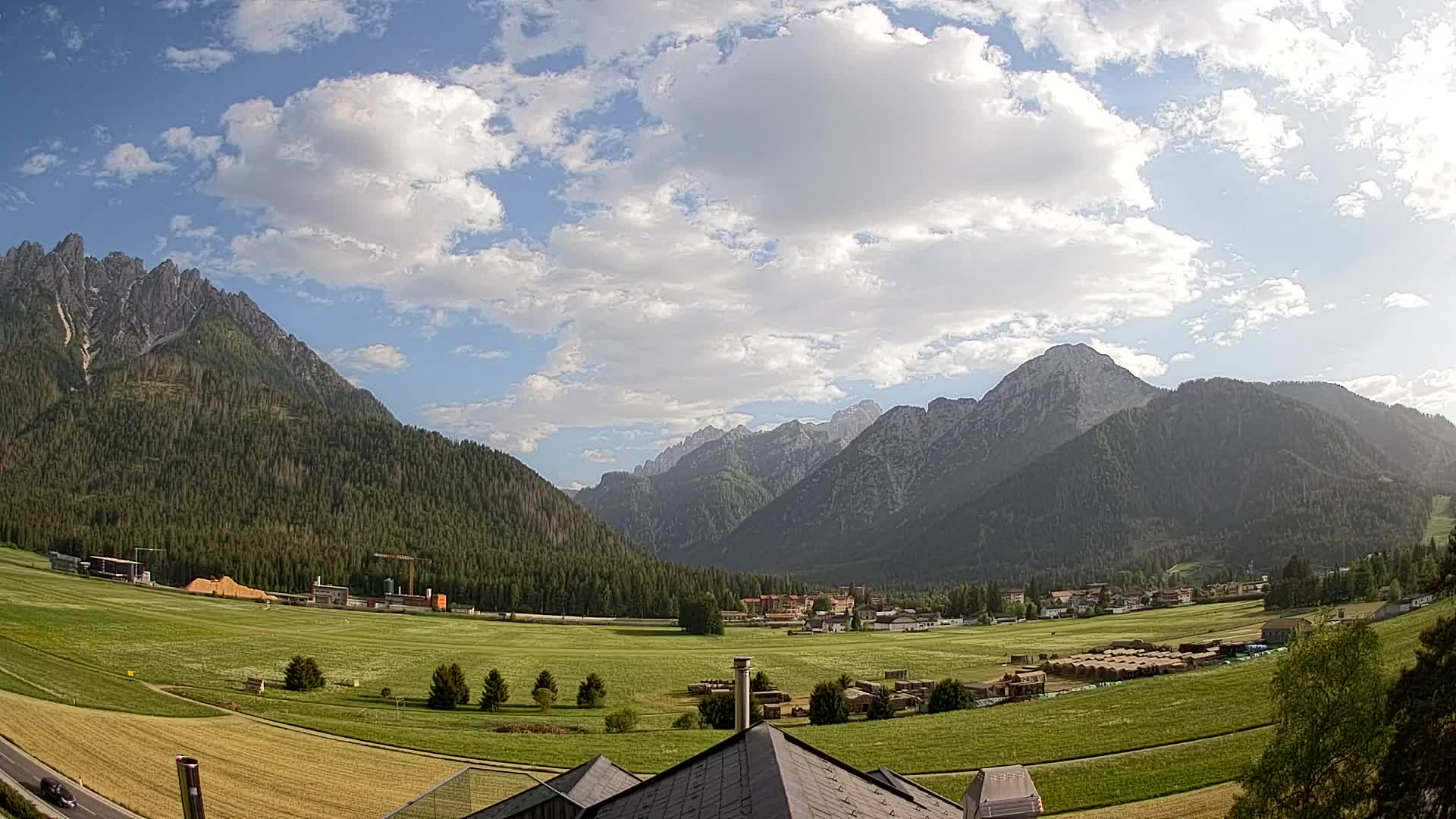 Webcam Toblach Dolomites – Vue depuis l’Hôtel Rosengarten
