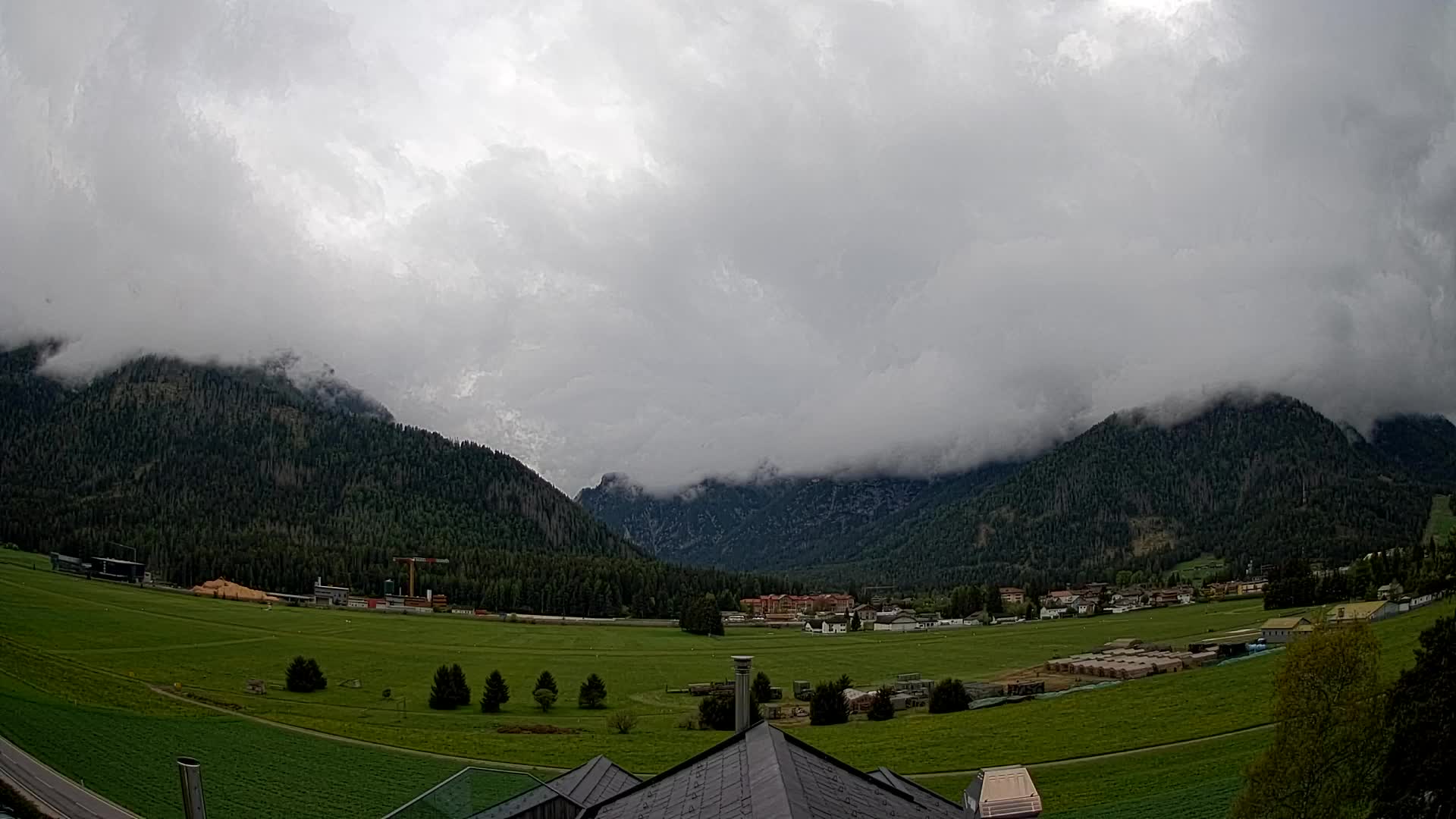 Webcam Toblach Dolomites – Vue depuis l’Hôtel Rosengarten