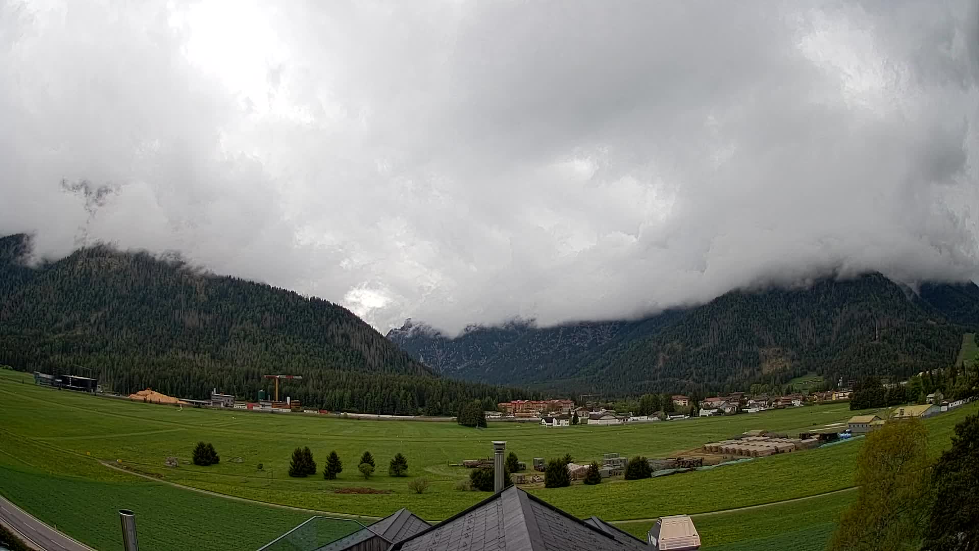 Webcam Toblach Dolomiten – Blick vom Hotel Rosengarten