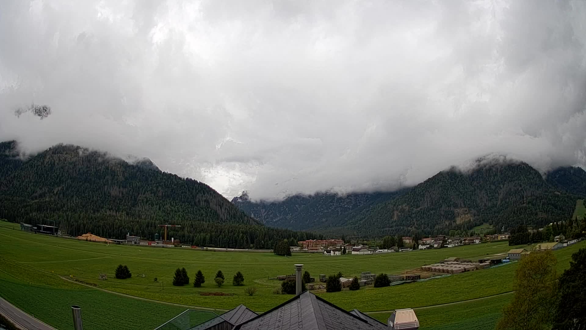 Webcam Toblach Dolomiten – Blick vom Hotel Rosengarten