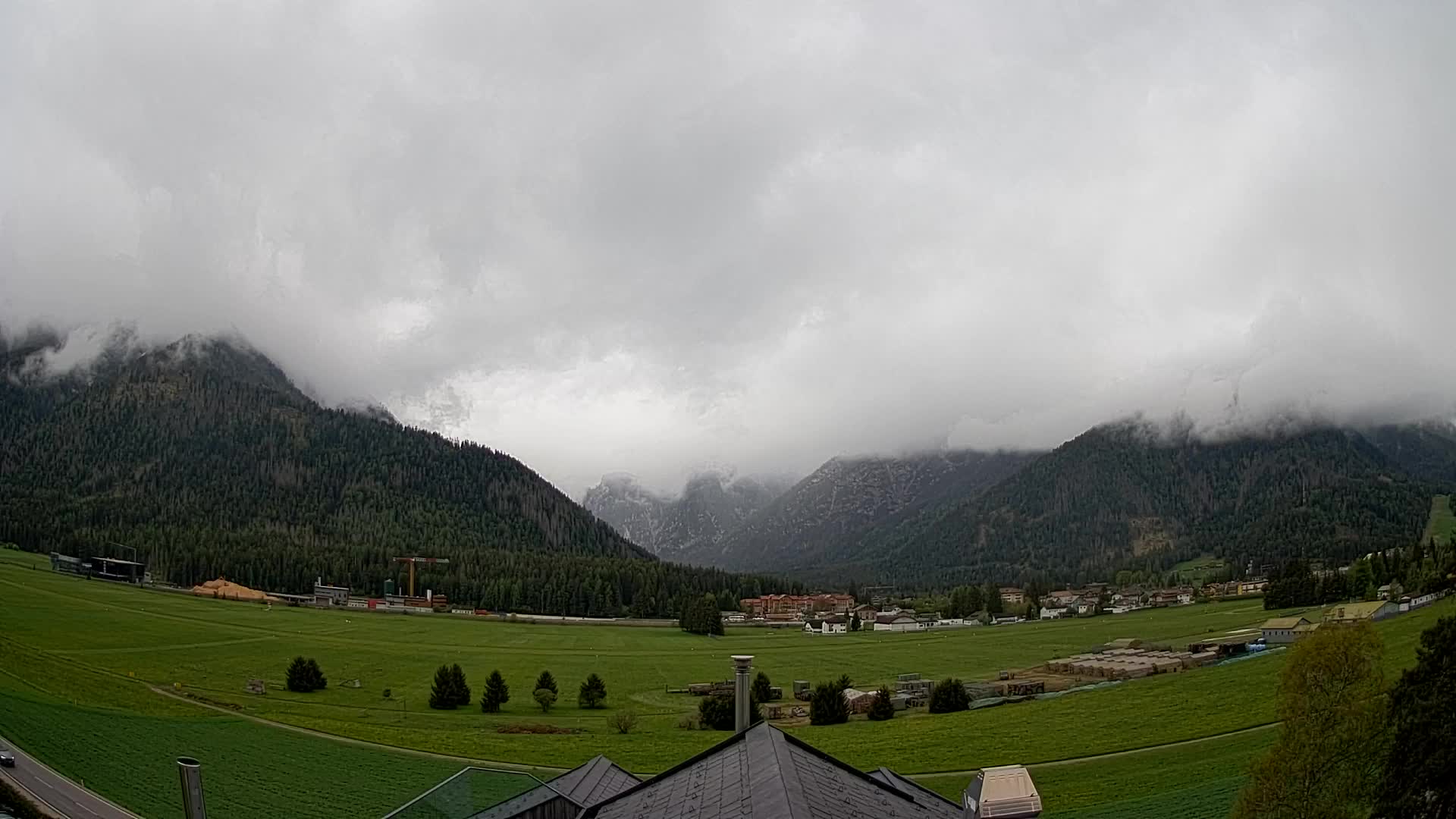 Webcam Toblach Dolomites – Vue depuis l’Hôtel Rosengarten