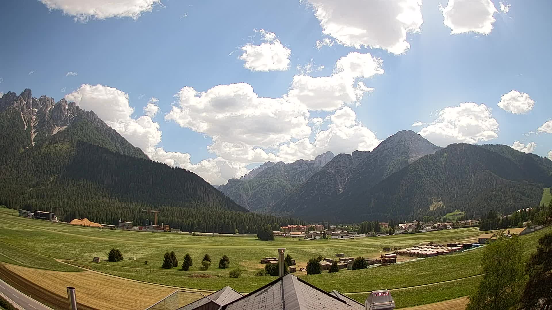 Webcam Toblach Dolomiten – Blick vom Hotel Rosengarten