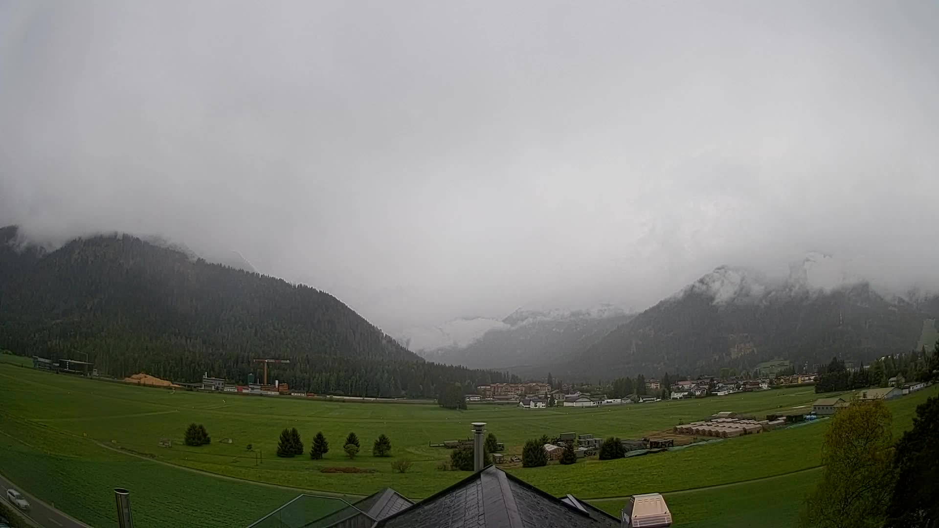 Webcam Toblach Dolomites – View from Hotel Rosengarten