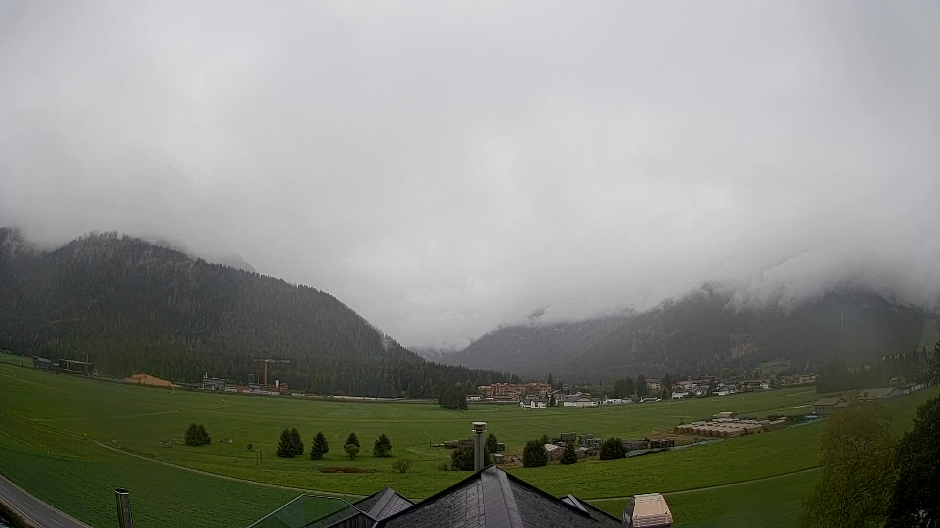 Webcam Toblach Dolomites – View from Hotel Rosengarten