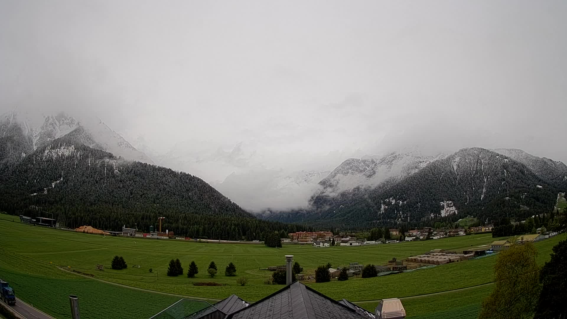 Webcam Toblach Dolomitas – Vista desde el Hotel Rosengarten