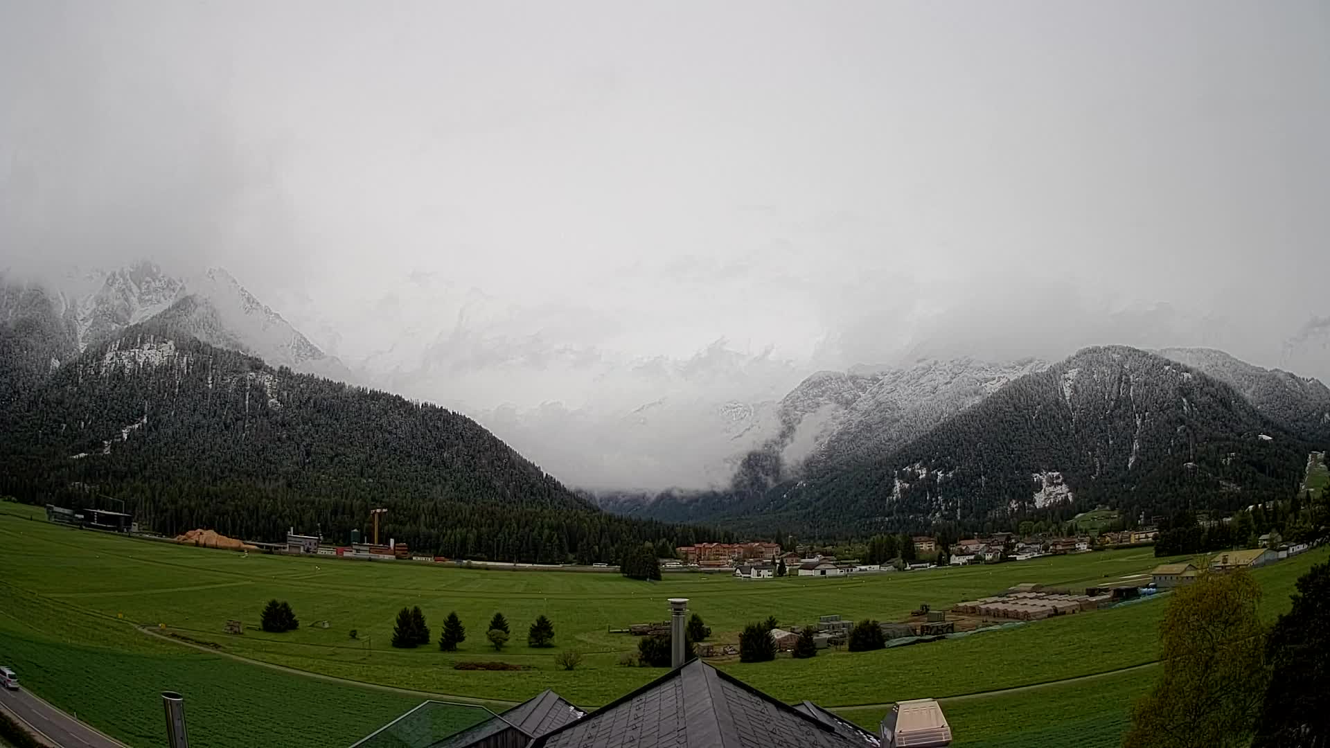 Webcam Toblach Dolomiten – Blick vom Hotel Rosengarten