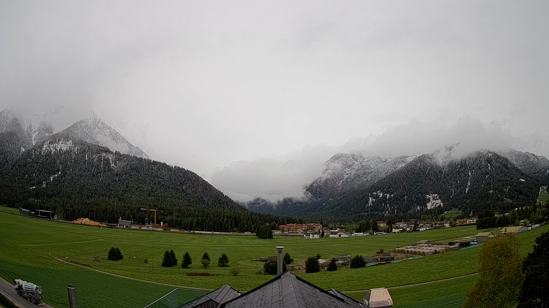 Webcam Toblach Dolomites – Vue depuis l’Hôtel Rosengarten