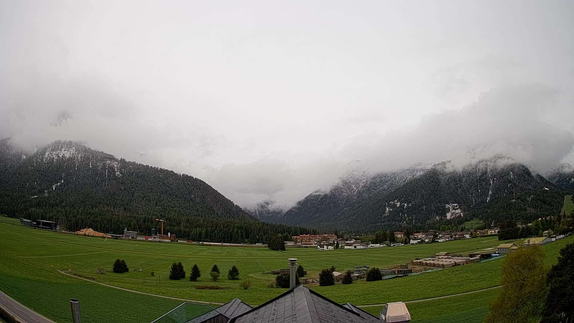 Webcam Toblach Dolomites – Vue depuis l’Hôtel Rosengarten