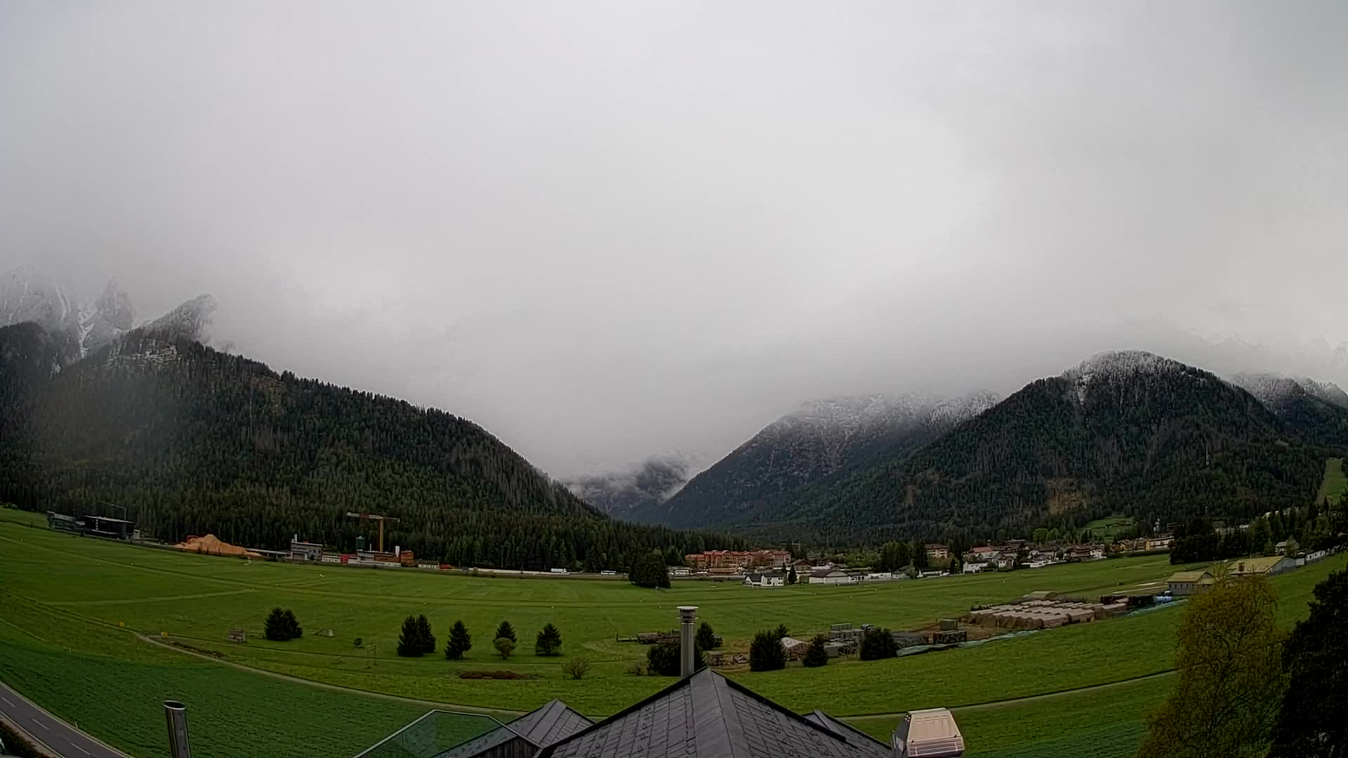 Webcam Toblach Dolomites – View from Hotel Rosengarten