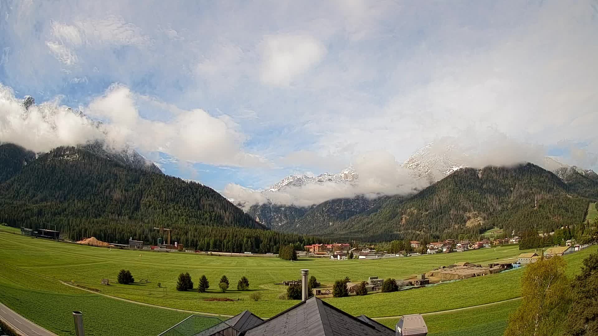 Webcam Toblach Dolomites – Vue depuis l’Hôtel Rosengarten