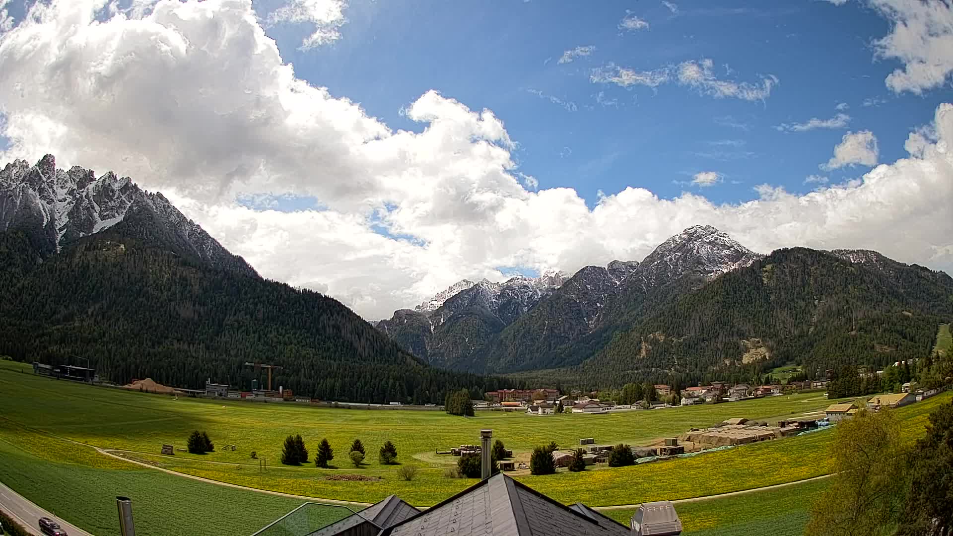 Webcam Toblach Dolomites – Vue depuis l’Hôtel Rosengarten