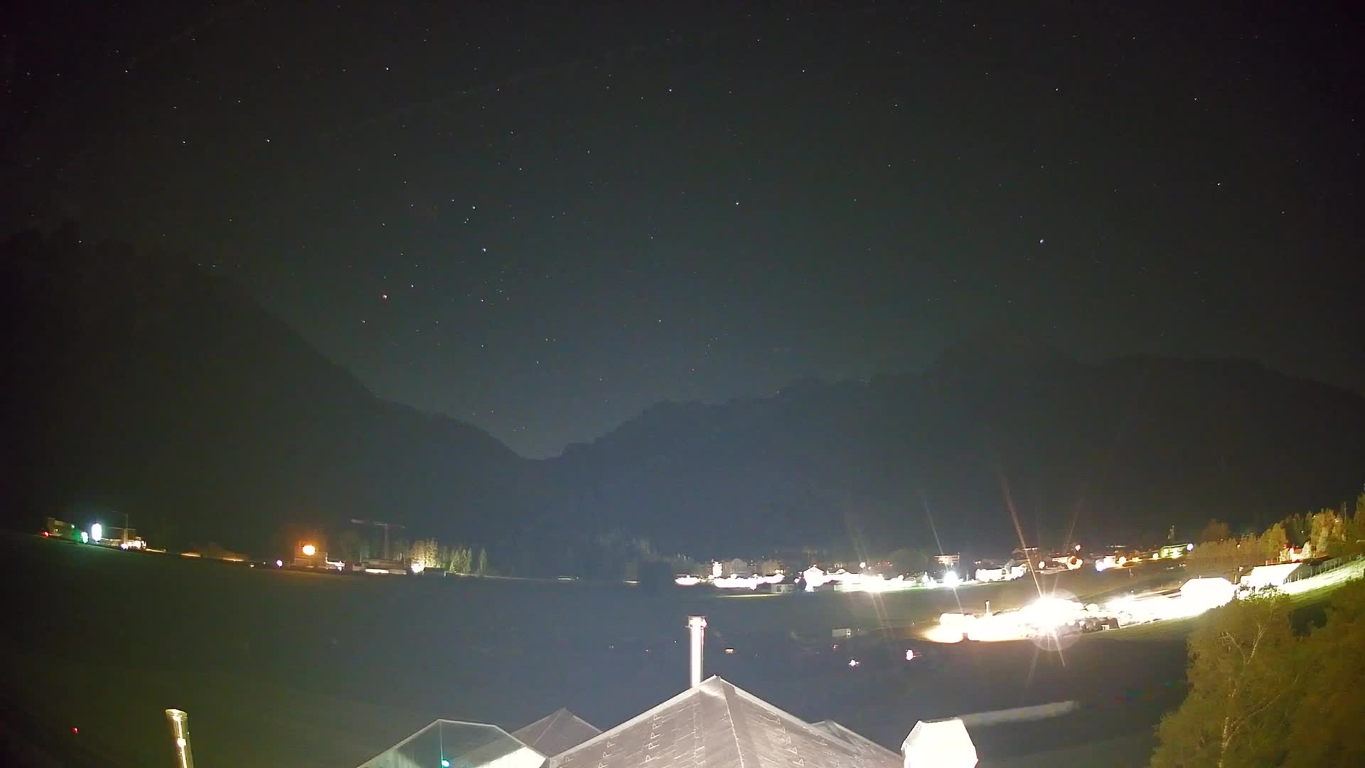 Spletna kamera Toblach Dolomiti – Pogled iz hotela Rosengarten