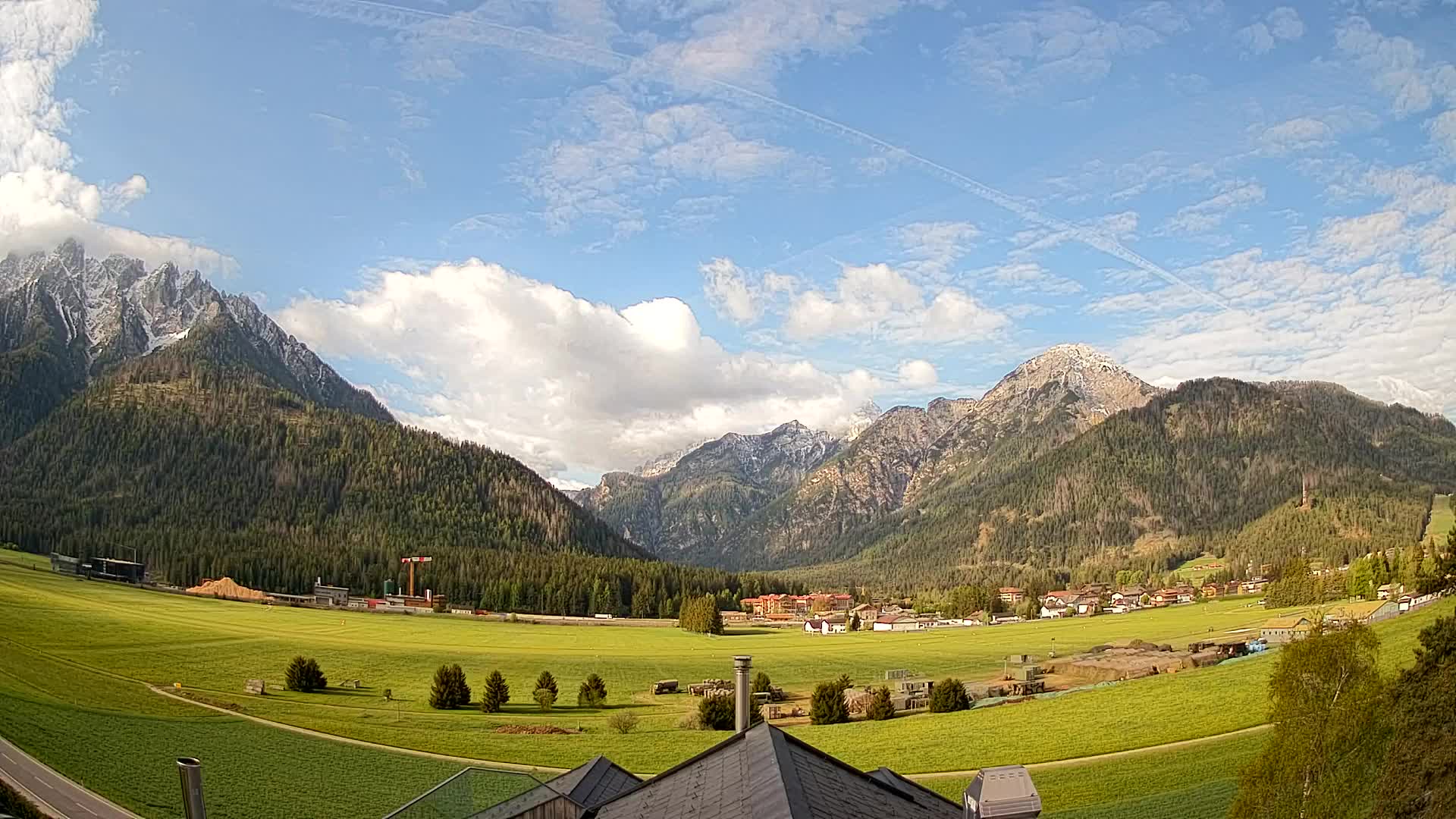 Webcam Toblach Dolomites – Vue depuis l’Hôtel Rosengarten