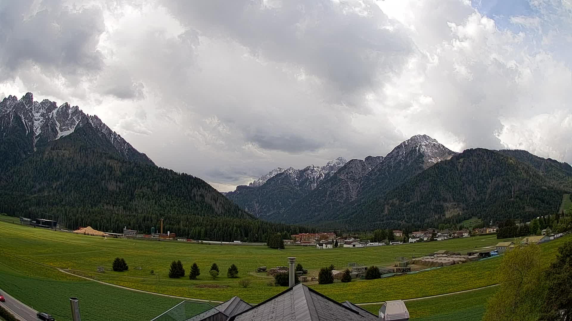 Webcam Toblach Dolomiten – Blick vom Hotel Rosengarten