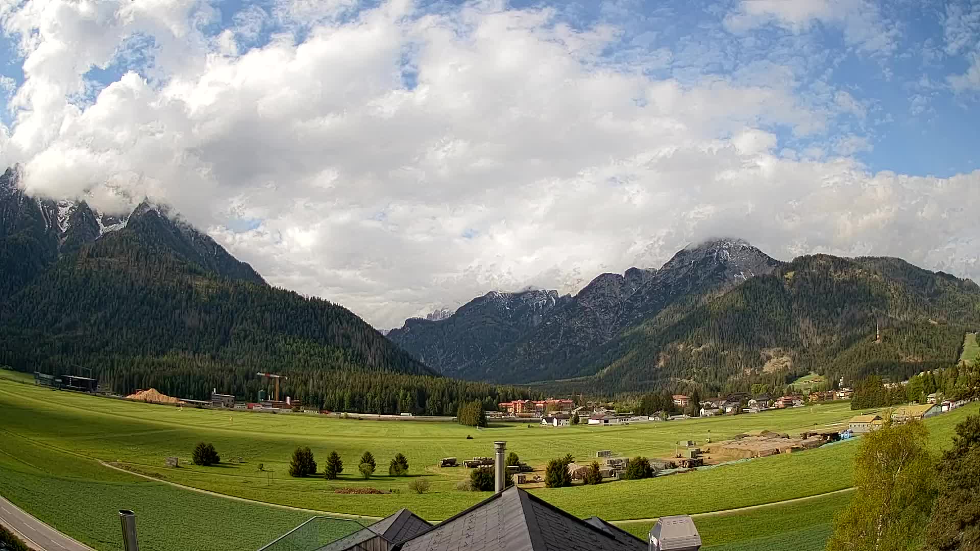 Webcam Toblach Dolomites – Vue depuis l’Hôtel Rosengarten