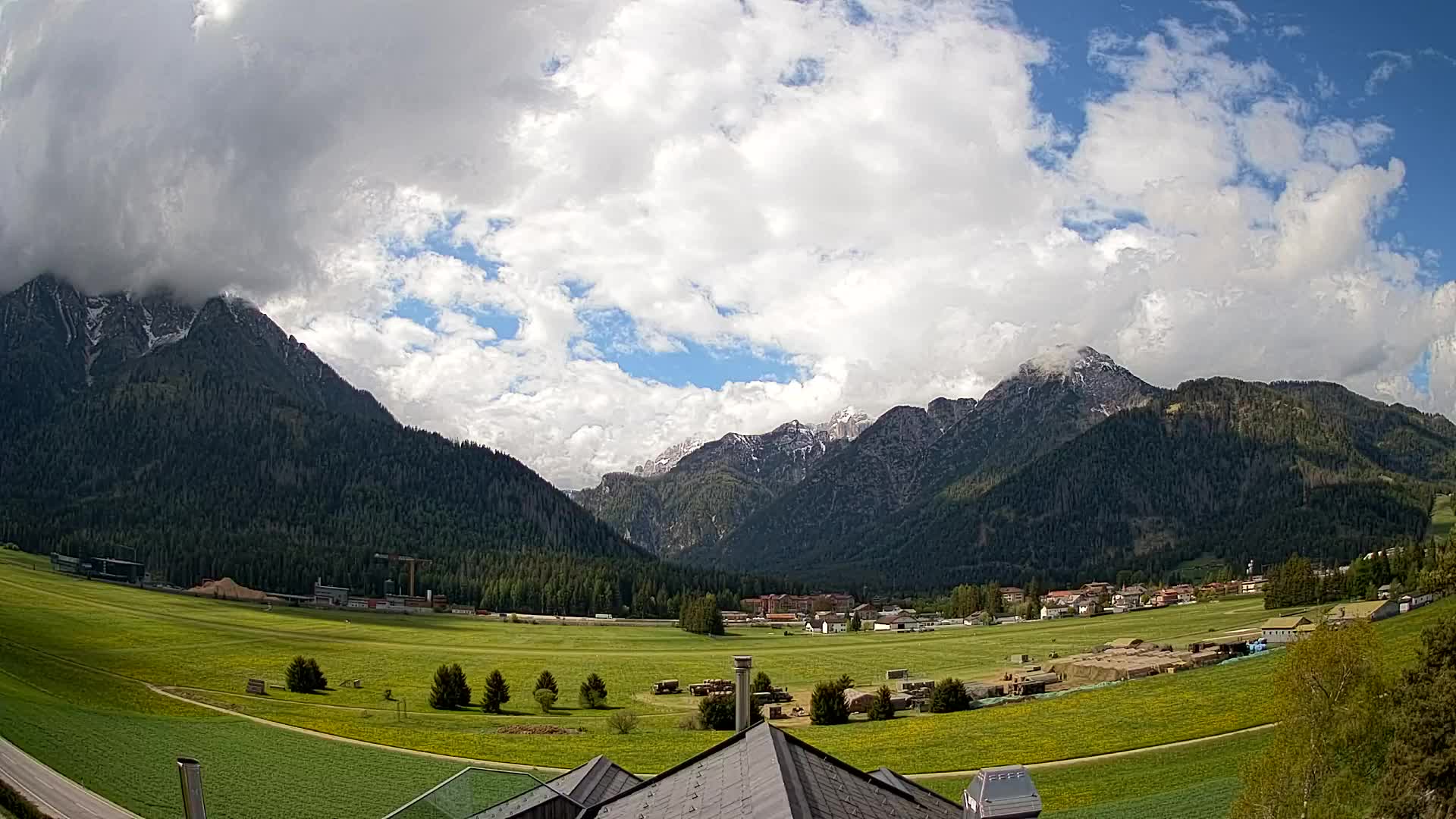 Webcam Toblach Dolomiten – Blick vom Hotel Rosengarten