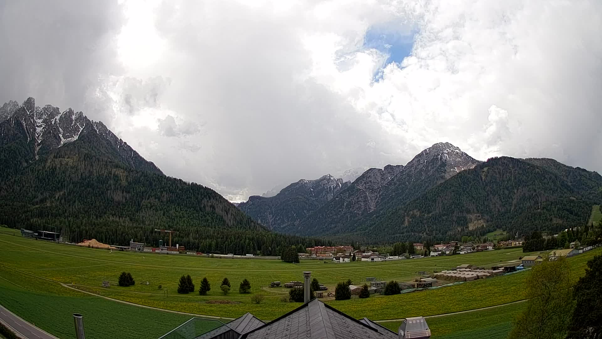 Webcam Toblach Dolomites – Vue depuis l’Hôtel Rosengarten