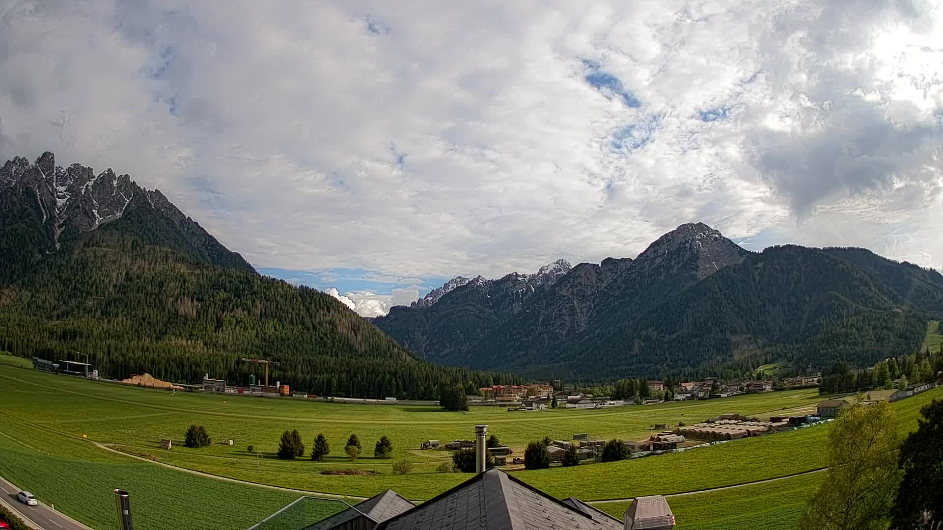 Webcam Toblach Dolomiten – Blick vom Hotel Rosengarten