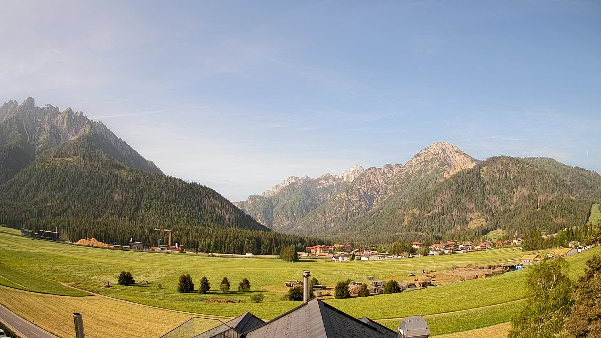 Webcam Toblach Dolomiten – Blick vom Hotel Rosengarten