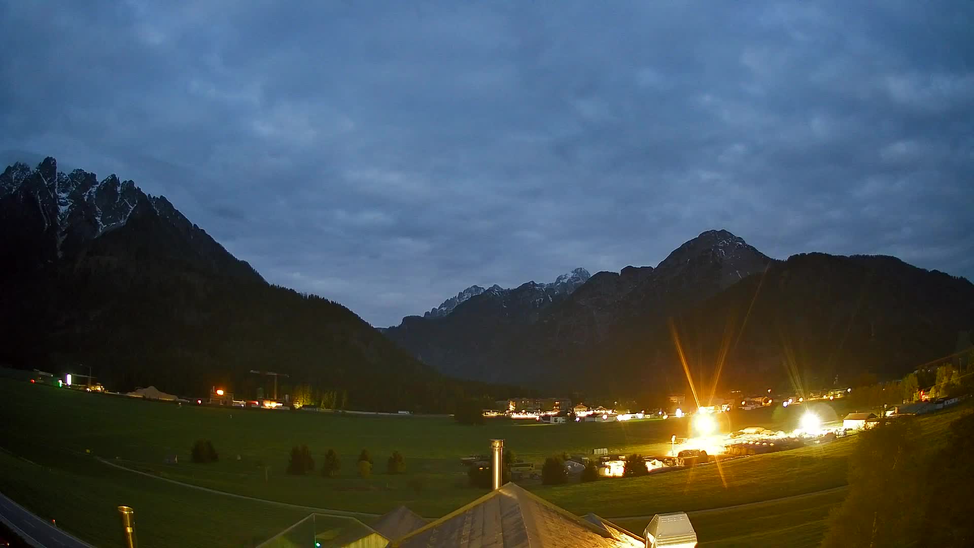 Webcam Toblach Dolomites – View from Hotel Rosengarten