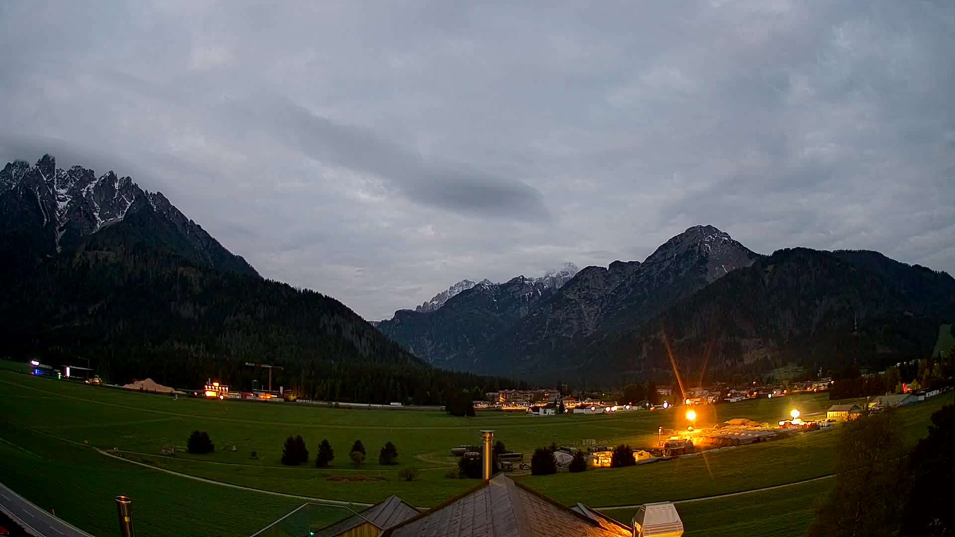 Webcam Toblach Dolomites – Vue depuis l’Hôtel Rosengarten