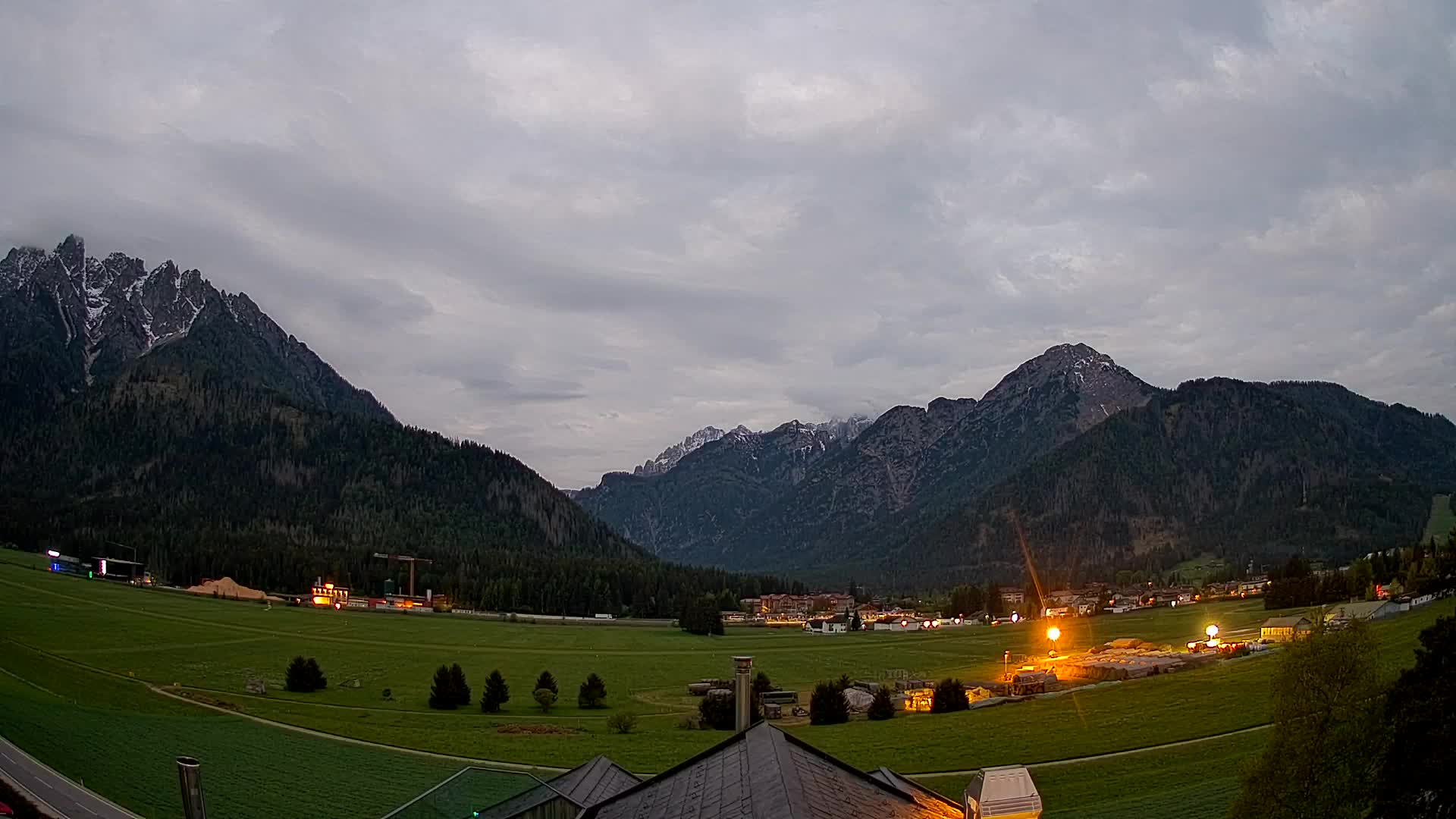 Webcam Toblach Dolomites – Vue depuis l’Hôtel Rosengarten