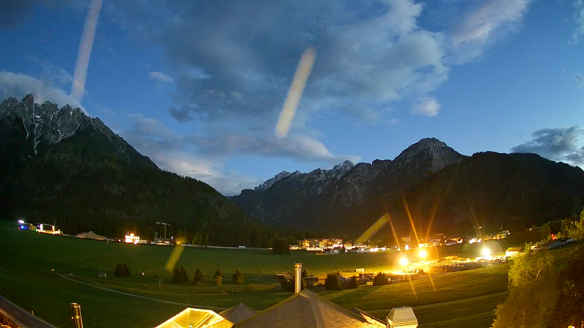 Webcam Toblach Dolomites – View from Hotel Rosengarten