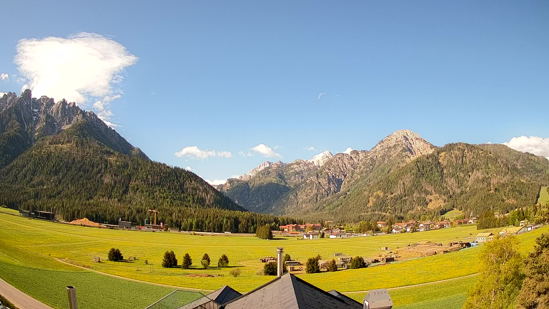 Webcam Toblach Dolomitas – Vista desde el Hotel Rosengarten