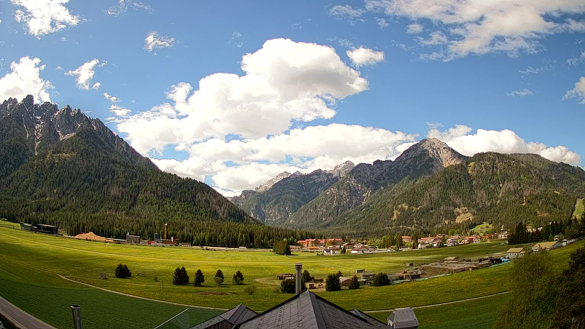 Webcam Toblach Dolomites – Vue depuis l’Hôtel Rosengarten