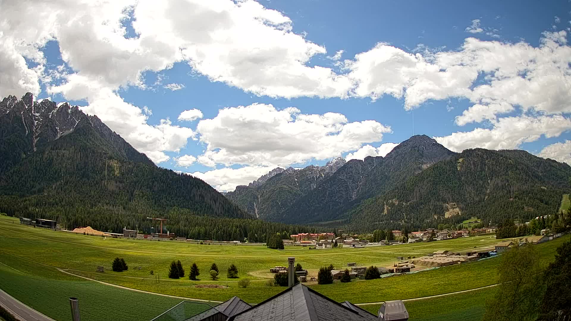 Webcam Toblach Dolomites – Vue depuis l’Hôtel Rosengarten