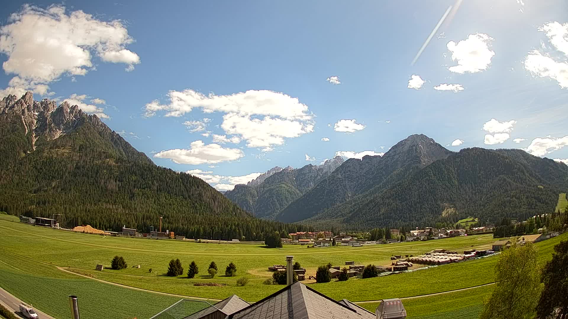 Webcam Toblach Dolomites – Vue depuis l’Hôtel Rosengarten