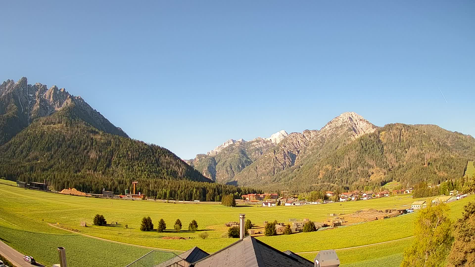 Webcam Toblach Dolomiten – Blick vom Hotel Rosengarten