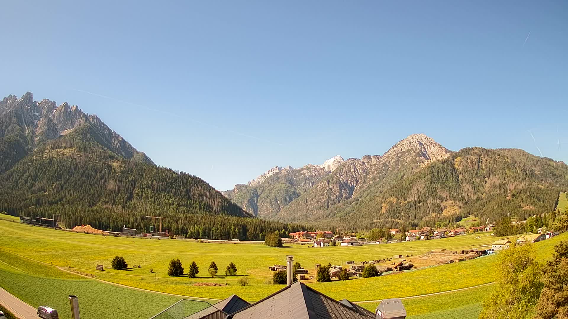 Webcam Toblach Dolomitas – Vista desde el Hotel Rosengarten