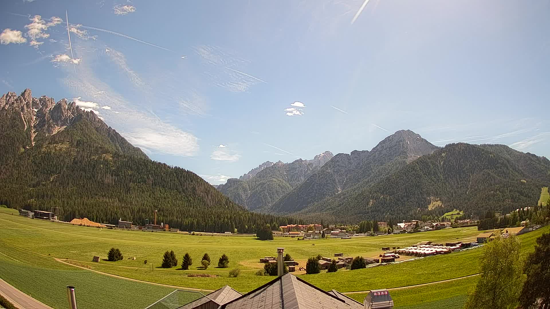 Webcam Toblach Dolomiten – Blick vom Hotel Rosengarten